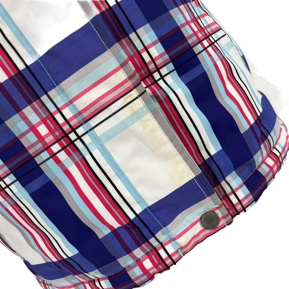 Vintage Y2K Empyre Snow Pants & Jacket Set Pink Purple Plaid Ski Snowboard Small - Picture 5 of 16